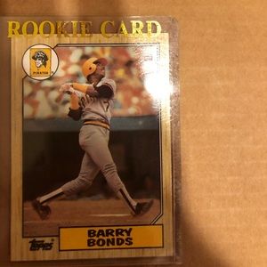 1987 Topps Barry Bonds #320 Rookie Card